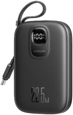 باور بانك جوي روم 22.5 واط - PBF17 - 10000 مللي أمبير - تايب سي - أسود - ضمان رسمي لمدة عام