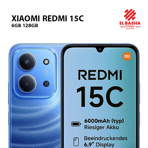 Xiaomi Redmi 15C 6GB 128GB Moonlight Blue - 1 Year Official Warranty