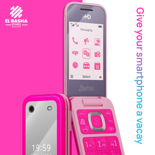 هاتف HMD باربي TA-1681 ديزني بينك - ضمان رسمي لمدة سنة واحدة